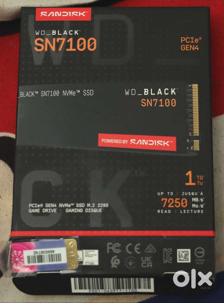 WD_BLACK SN7100 1TB NVMe SSD &ndash; M.2 PCIe Gen4