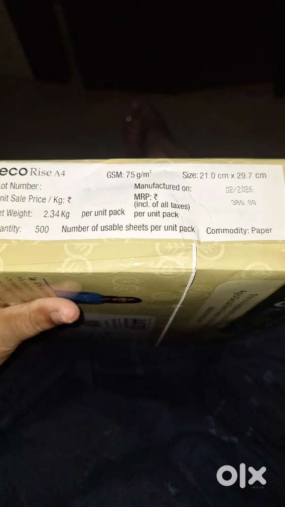 A4 size zerox paper available for sale