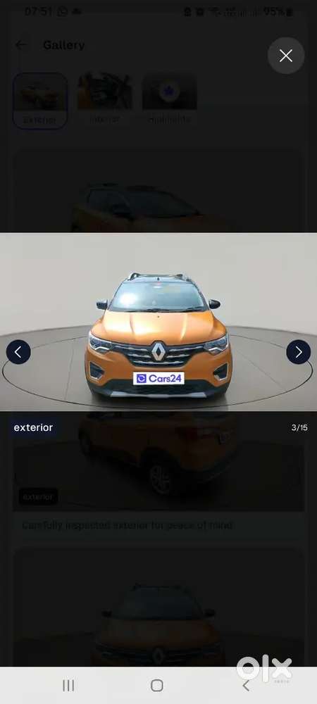 Renault Triber 1.0 Rxz 2021 Dual Tone