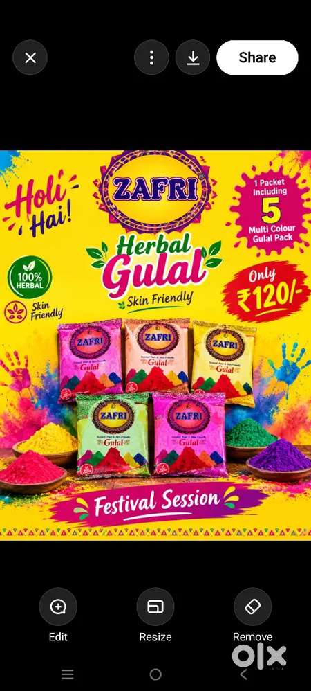 Zafari Herbal Gulal