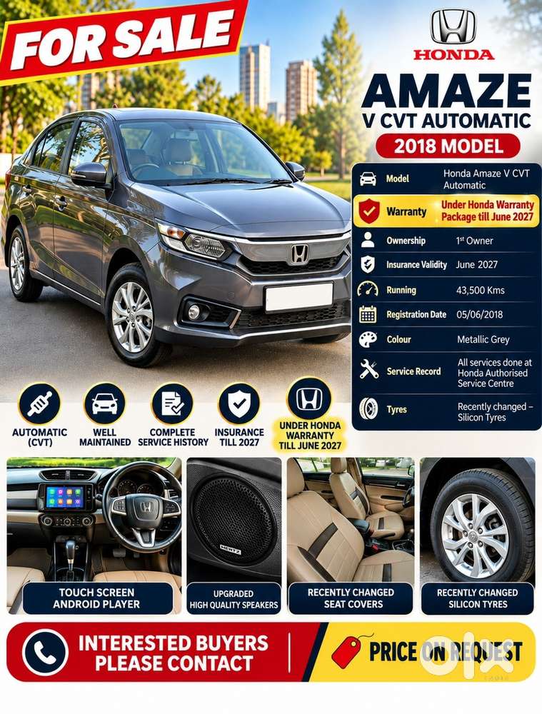 Honda Amaze Petrol Vcvt