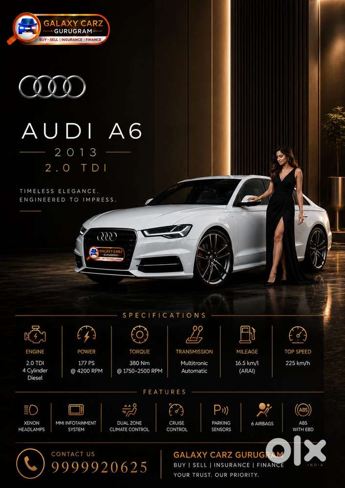 Audi A6 2.0 Tdi, 2013, Diesel