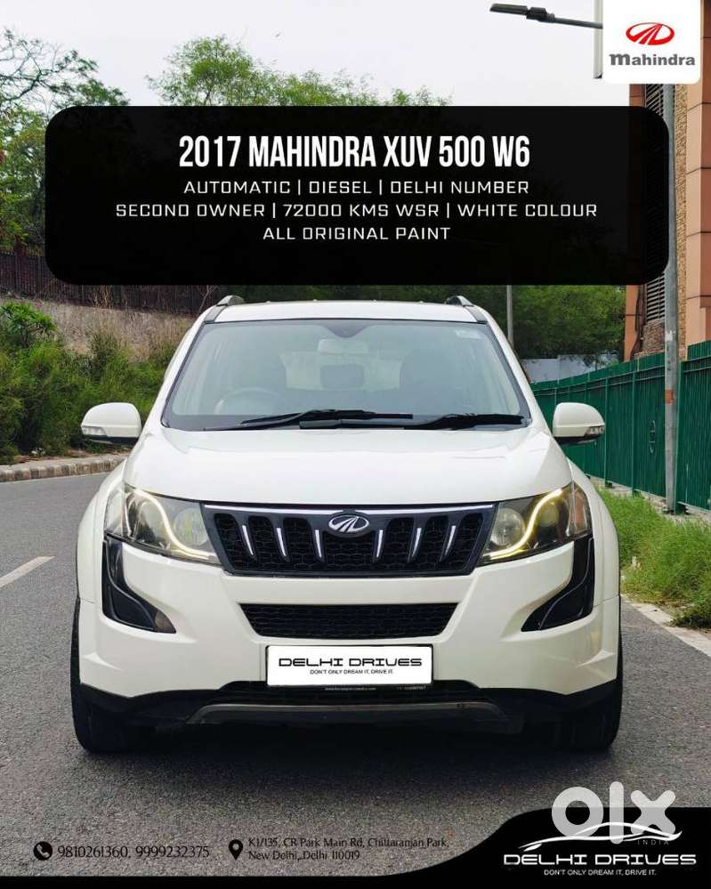 Mahindra Xuv500 At W6 2wd, 2017, Diesel