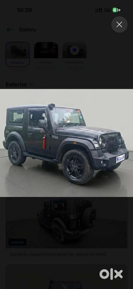 Mahindra Thar 4x4 2022 Petrol