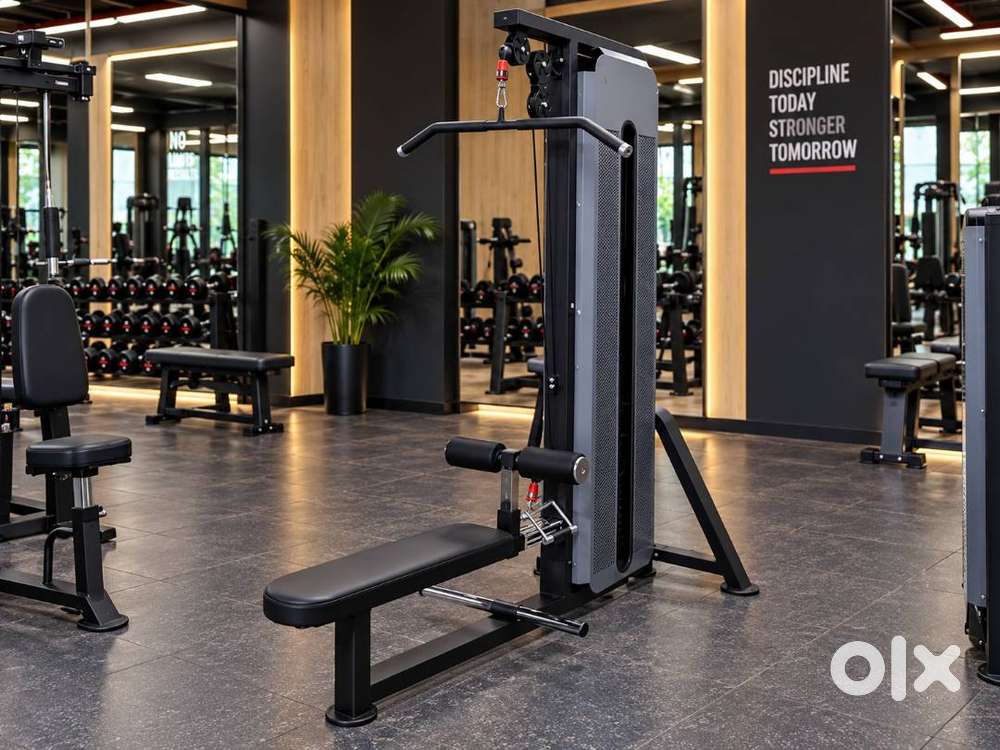 Full gym machine setup at nominal cost in best look direct by company.
