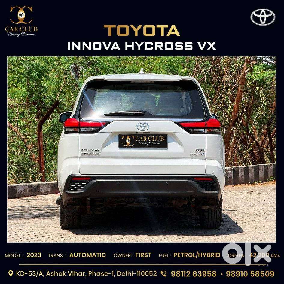 Toyota Innova Hycross 2.0 Vx Hybrid 7 Str, 2023, Petrol