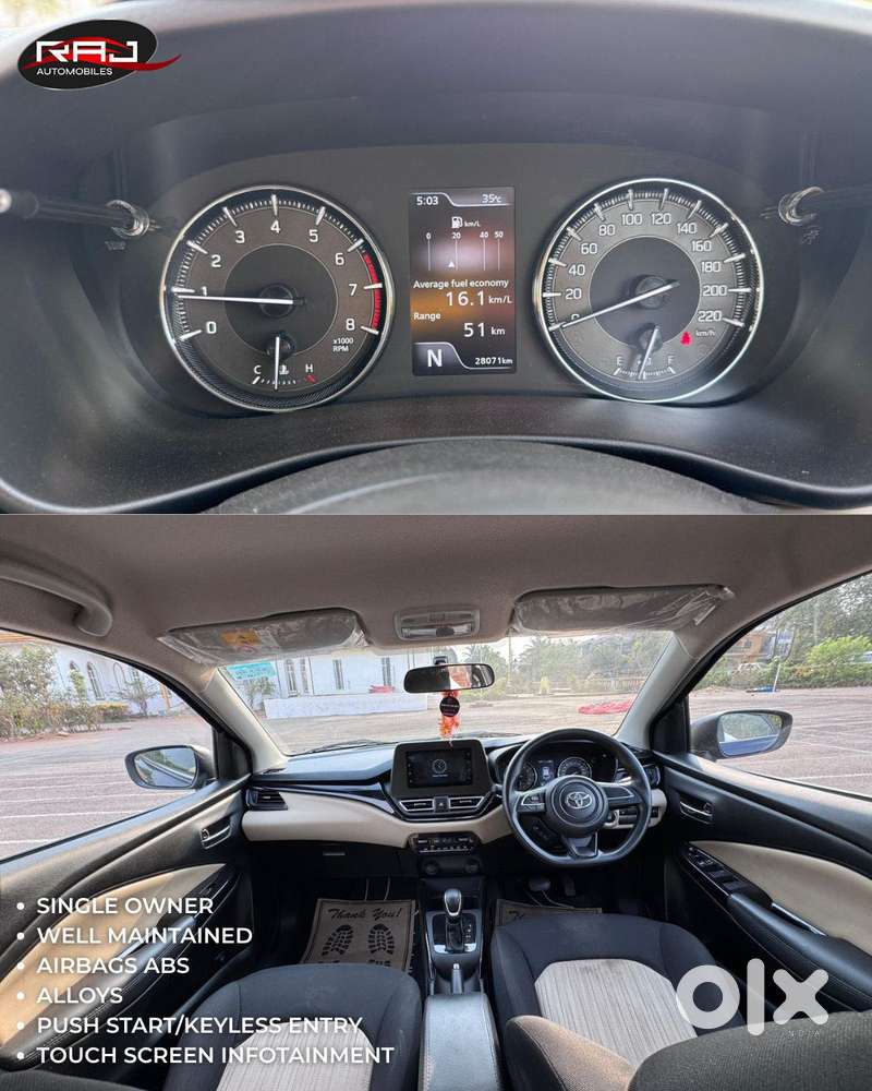 Toyota Glanza 1.2 G Amt, 2023, Petrol