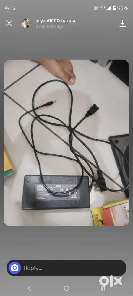DVM origanal adaptor 24v,5a new condition