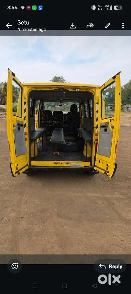 Tata Winger Yellow Colour