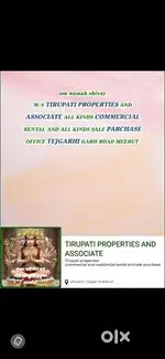 Ground floor shop for rent on p.v.s road Shastri Nagar meerut