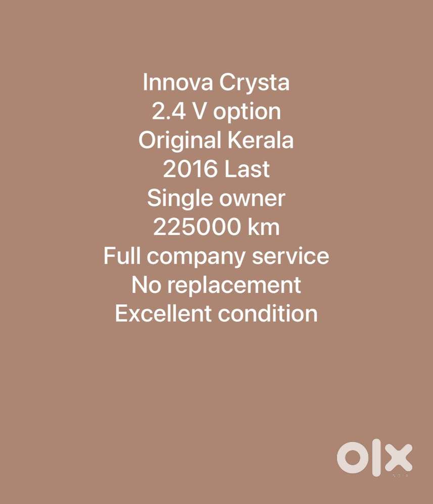 Toyota Innova Crysta 2.4 Zx Mt, 2016, Diesel