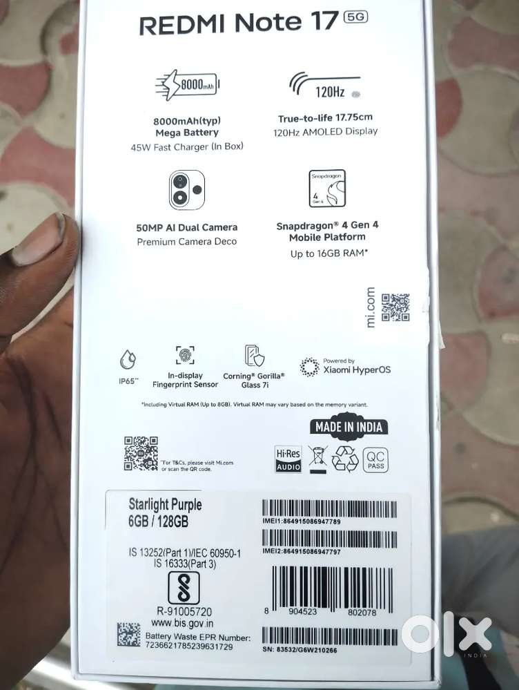 Redmi 2026 October 20   6 Ram  128 GB
