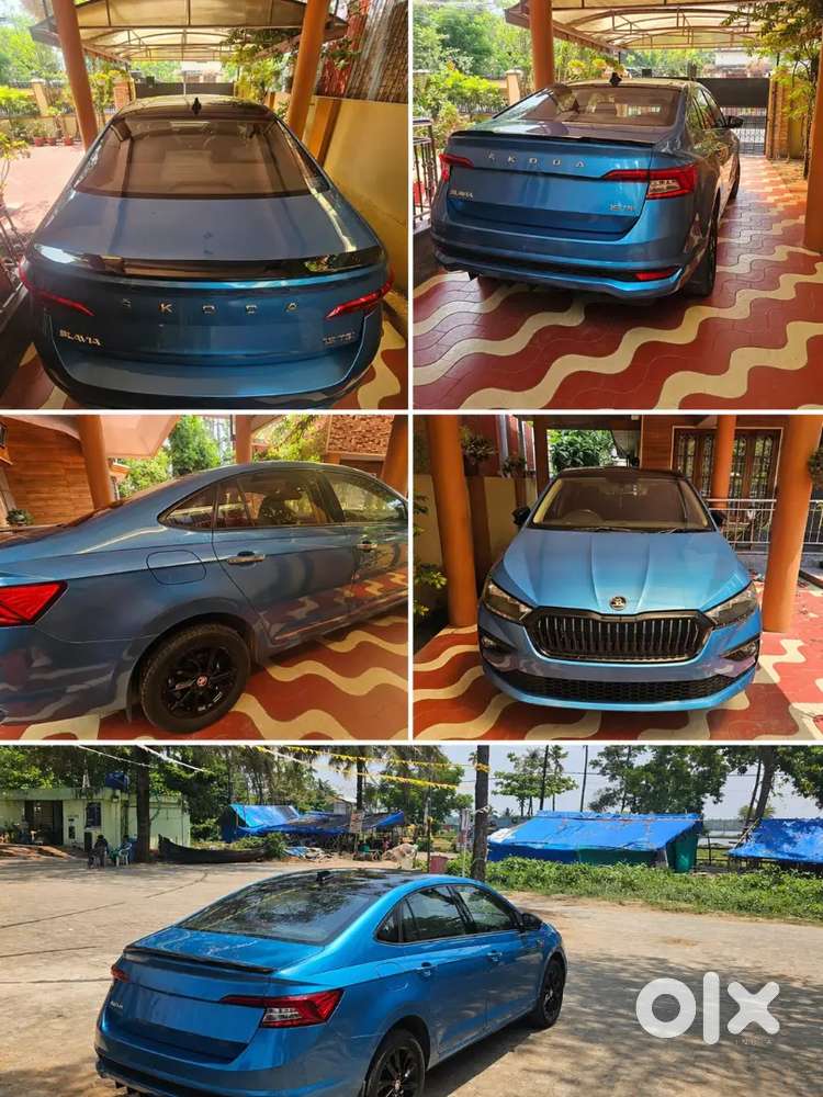 Skoda Slavia 1.5 Dsg Crystal Blue Dual Tone