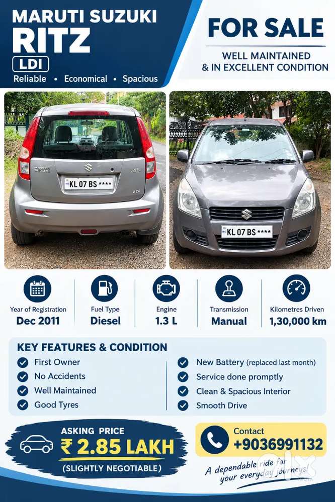 Maruti Suzuki Ritz 2011 Diesel