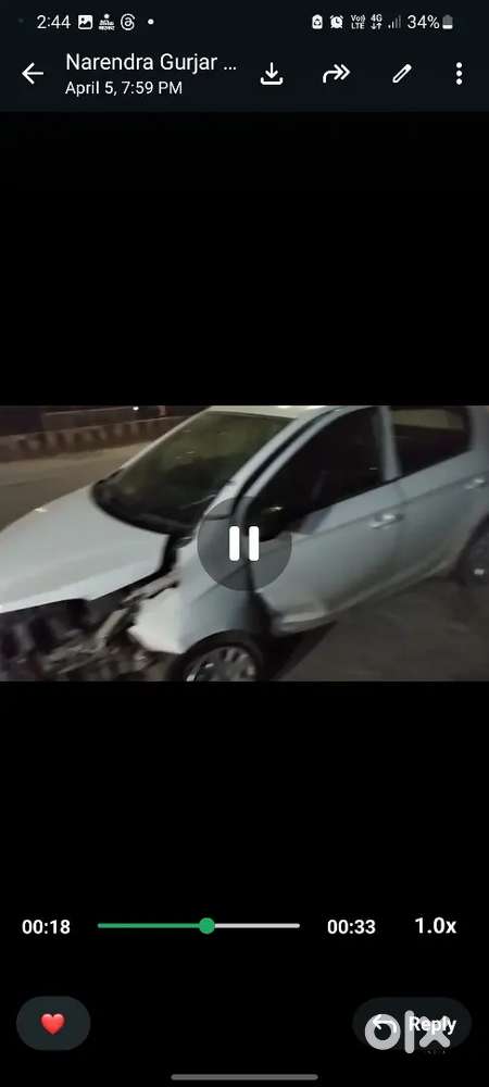 Hyundai I20 2012 Magna – Accidental  Engine Perfect  Best Deal