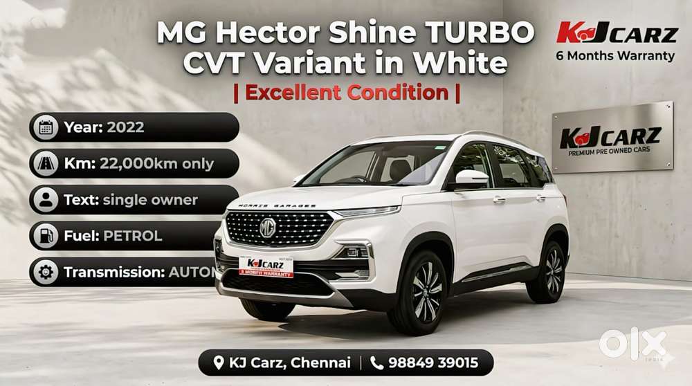 Mg Hector 1.5 Shine Turbo Cvt, 2022, Petrol