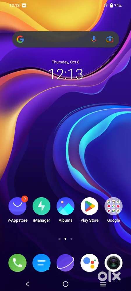 Vivo v20, 8/128 display change fingerprint not working only mobile