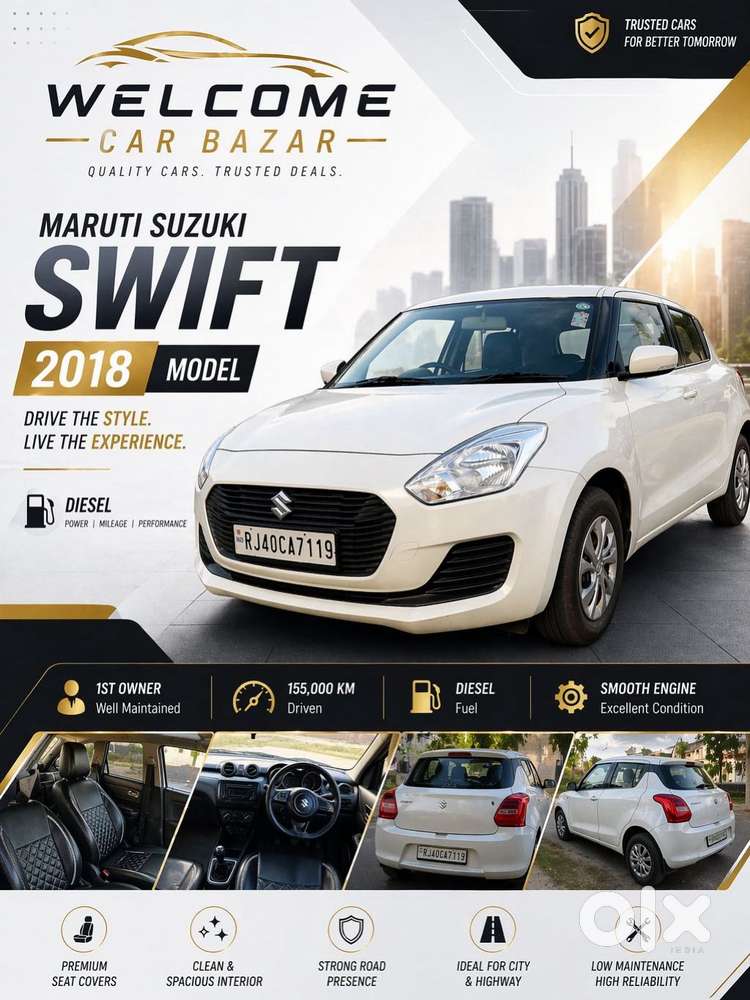 Maruti Suzuki Swift 2018 Vdi, 2018, Diesel