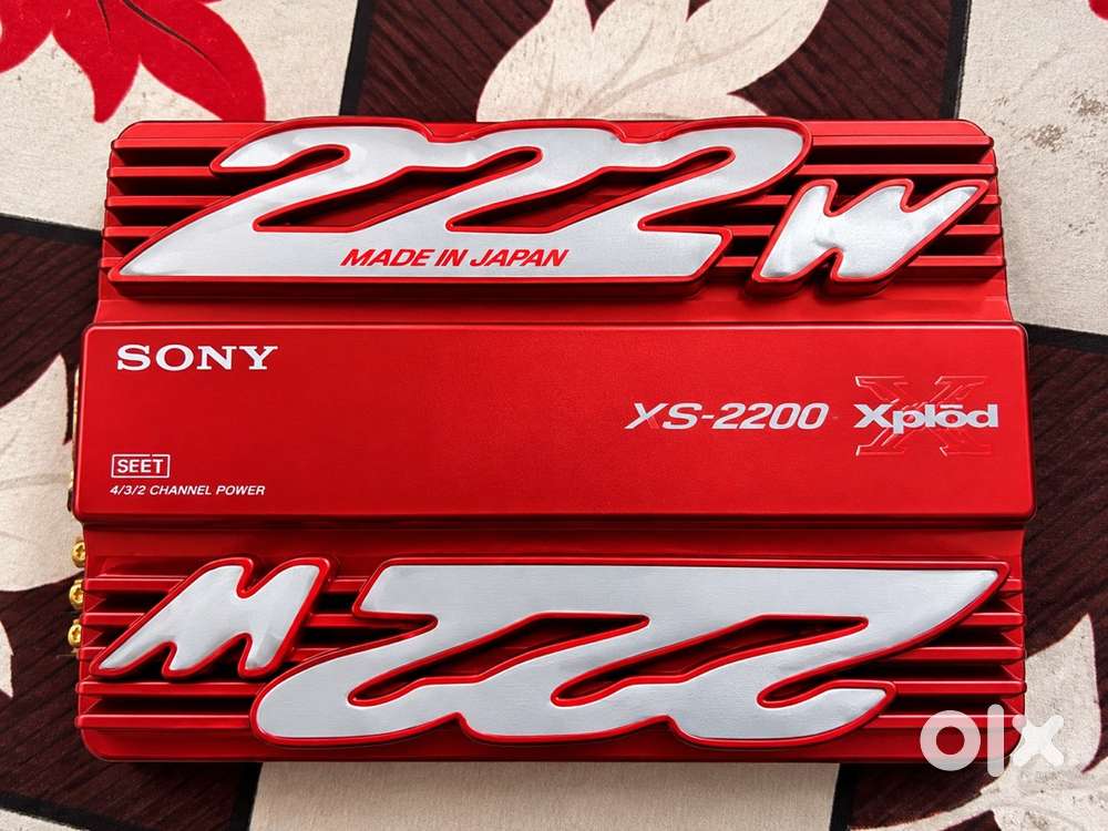Sony Amplifier 222w explod
