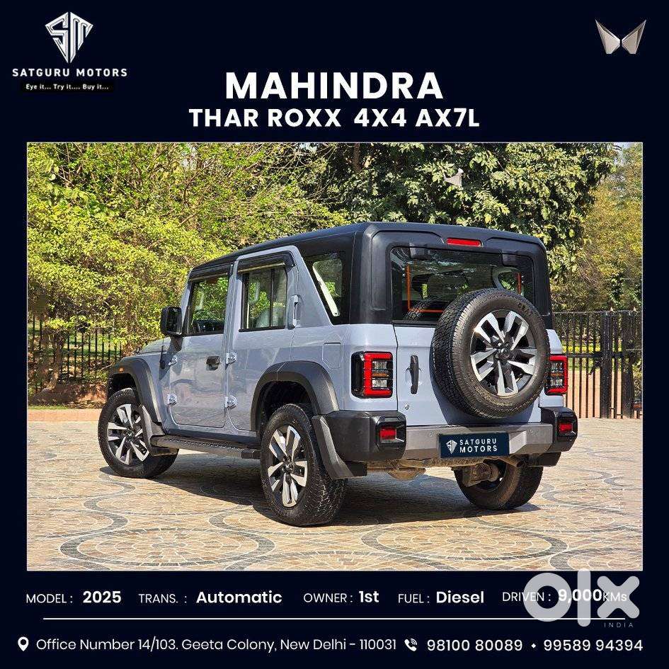 Mahindra Thar Roxx Ax7 L Diesel At 4wd, 2025, Diesel