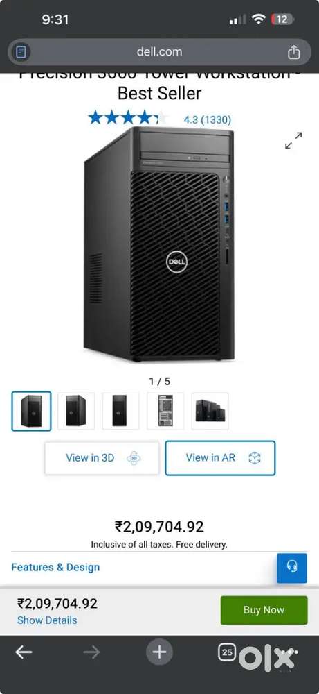 Dell Precision 3660 Tower Workstation – Like New