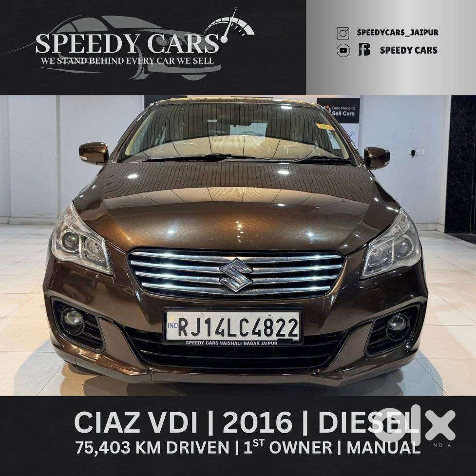 Maruti Suzuki Ciaz Vdi Plus, 2016, Diesel