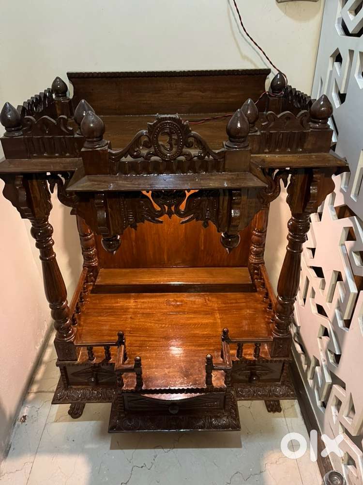Premium Handcrafted Sevan Wood Mandir