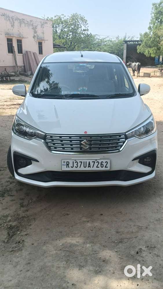 2021 Model Maruti Suzuki Ertiga Vxi Smart Hybrid White Colour