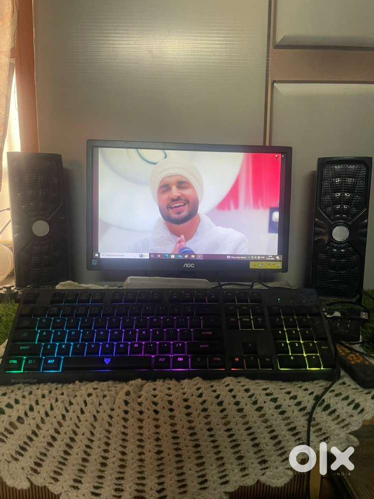 Gaming computer setup