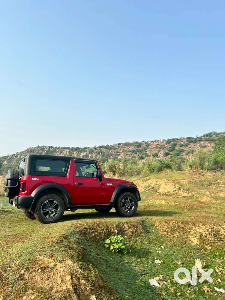 Mahindra Thar Red Petrol Rwd