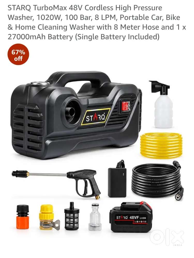 high pressure car washer