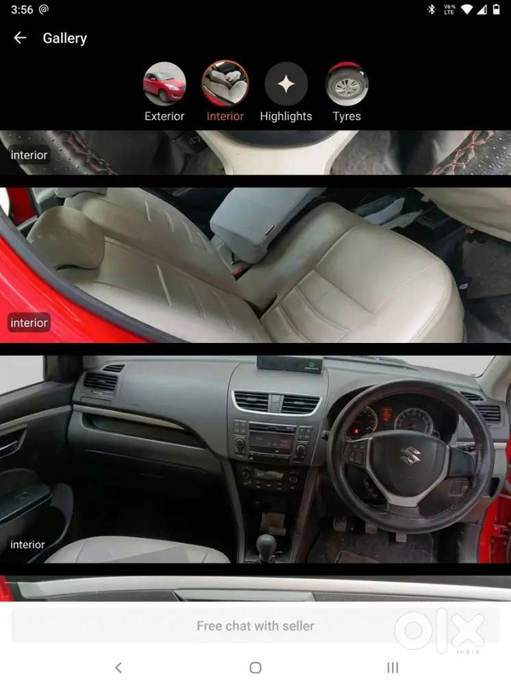 Maruti Suzuki Swift Zxi Abs Petrol 2014  Fiery Red  Well Maintained