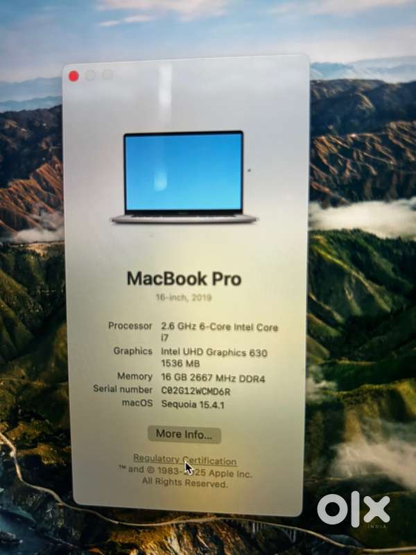 Macbook Pro 16 inch