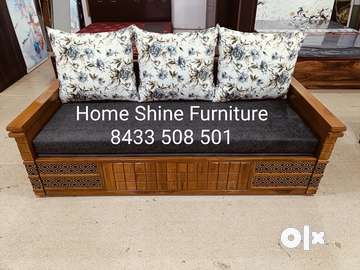 Sofa cum online bed wooden olx