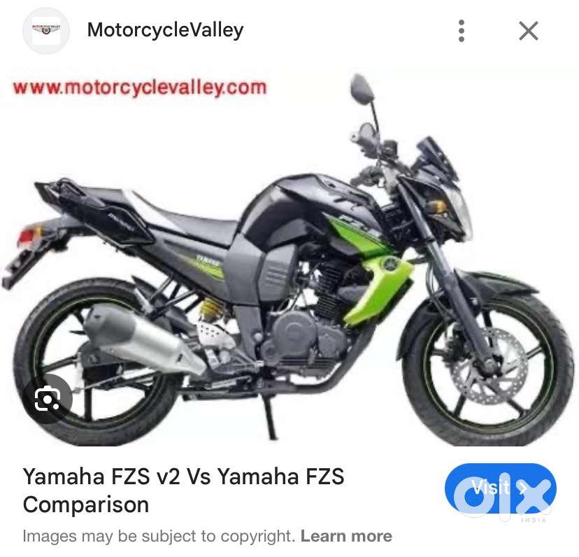 Yamaha Fz Fzs 2012 Model Bike Fz Old Model Average Yamaha FZ S