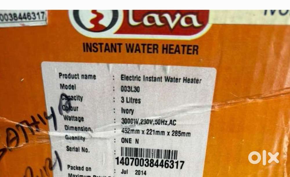 Venus instant water heater Rs1600