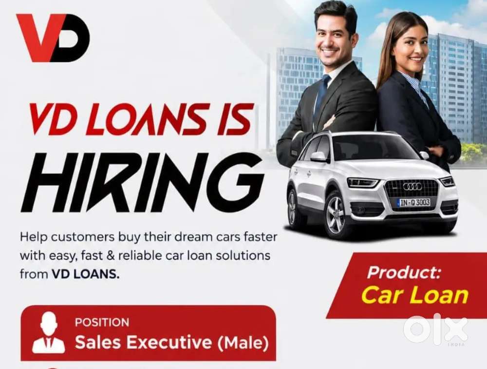 Urgently hiring sales executive male staff