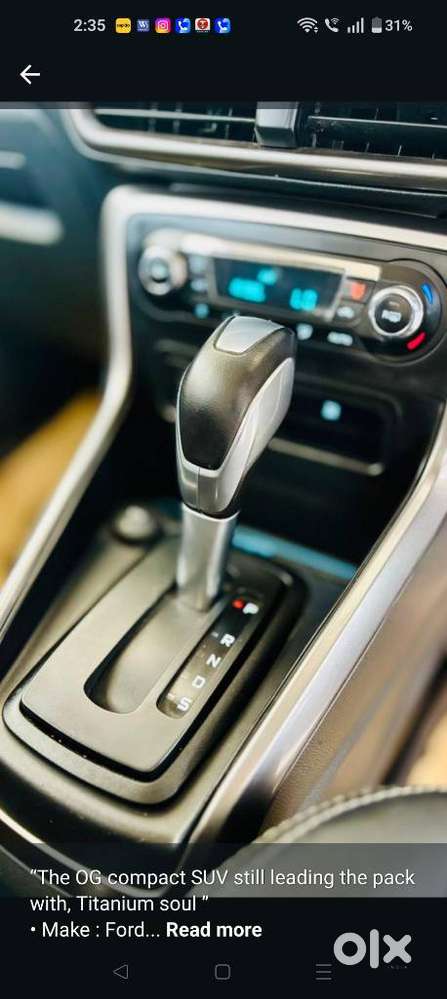 Ford Ecosport 1.5 Petrol Titanium Plus At, 2019, Petrol