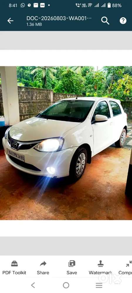 Toyota Etios Liva Diesel Manual 2014