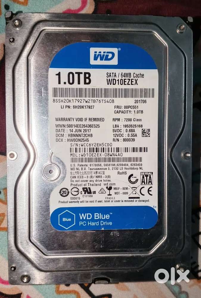 Best 1TB Hard Disk for GTA 5 & PC Gaming - WD Blue 7200 RPM