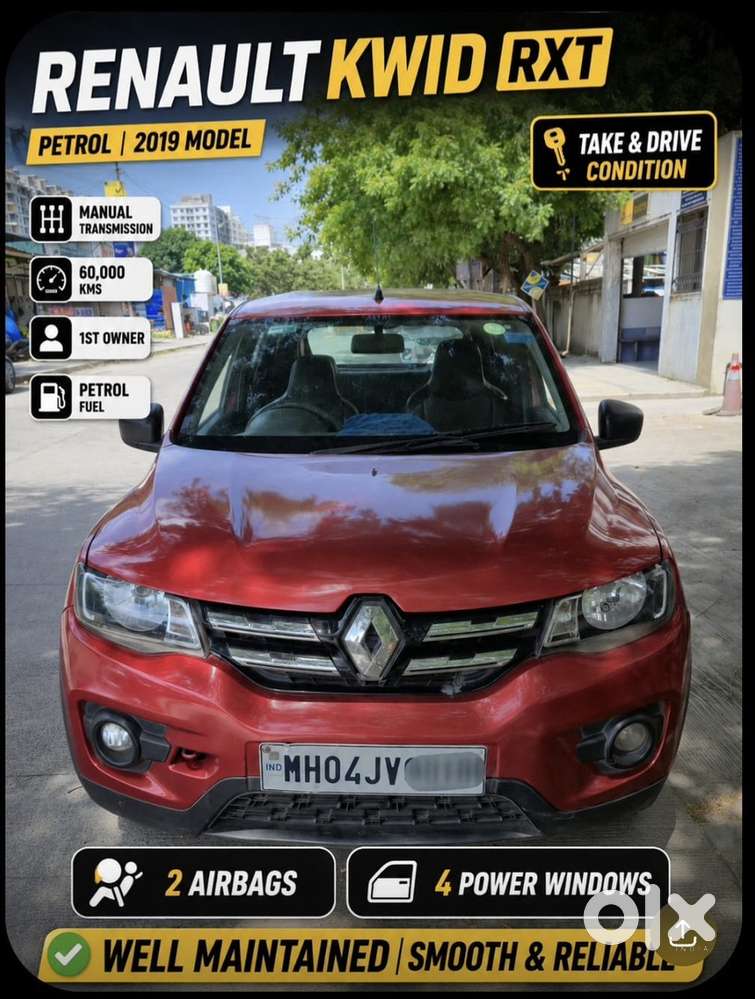 Renault Kwid Rxt Petrol 2019 1st Owner