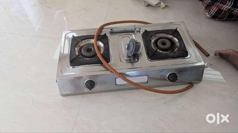 Surya Pearl 2 Burner Stainless Steel LPG Gas Stove – Good Condition