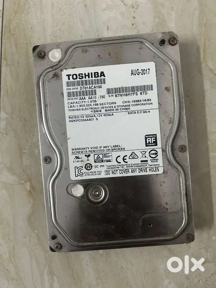 Toshiba 1 TB Internal HDD