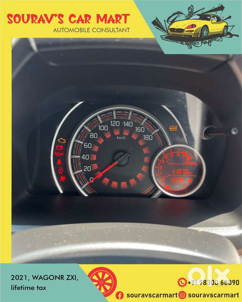 Maruti Suzuki Wagon R Zxi, 2021, Petrol