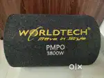 Black Worldtech Bass Tube 10 Inch (3800 W)
