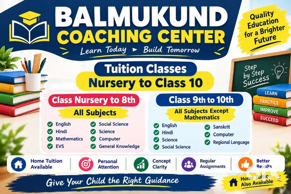 Balmukund Coaching | Nursery to 10th Tuition