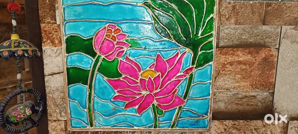 Handmade ceramic painting