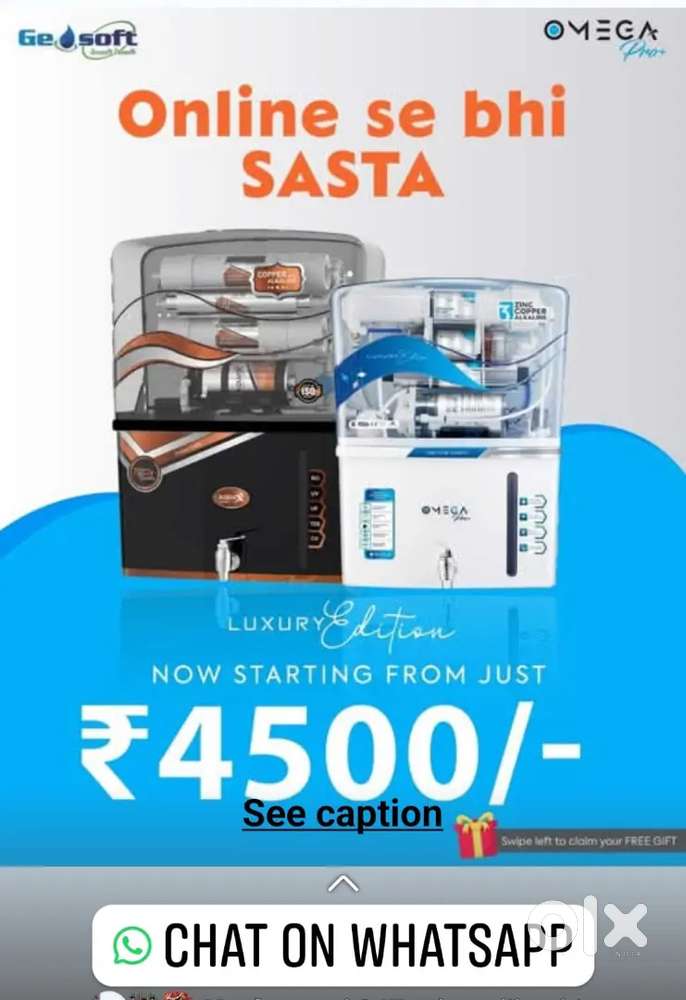 Ro machine 4500 only