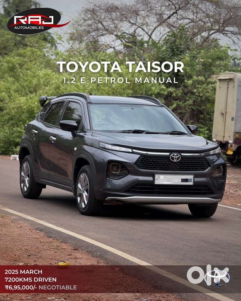 Toyota Urban Cruiser Taisor E 1.2 Petrol Mt, 2025, Petrol