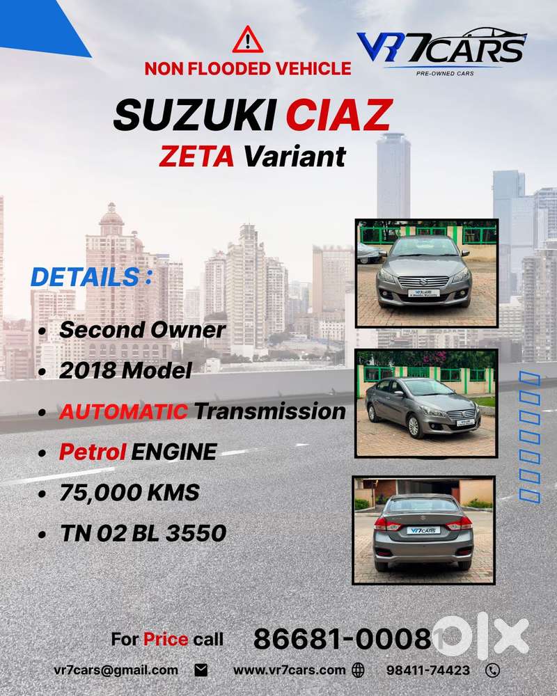 Maruti Suzuki Ciaz 1.4 At Zeta, 2018, Petrol